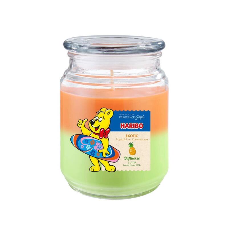 Haribo Duftkerze Exotic - 510g