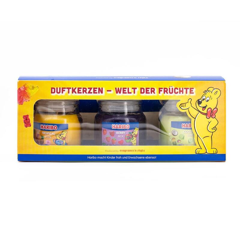 Haribo Vela Aromática Frucht Power 3er Set