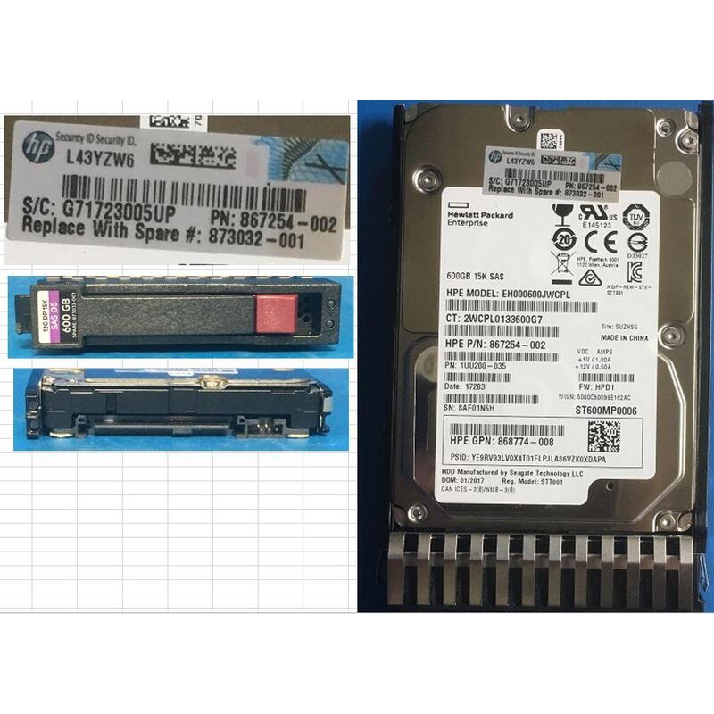Hdd 600gb 12g 15k Sff Sas - Warranty: 36m