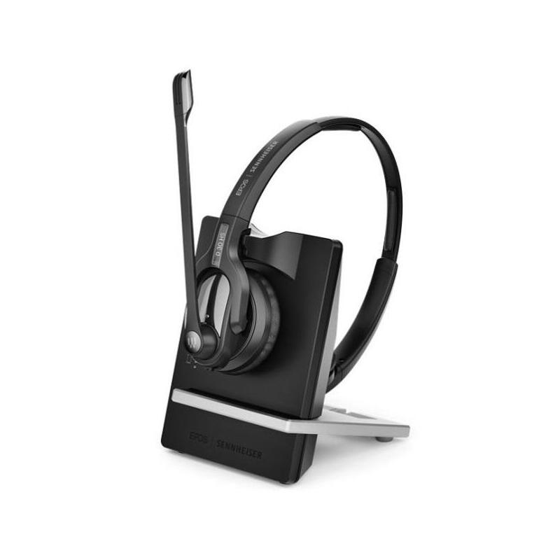 Headset Dect Sennheiser Epos Impact D30 Auriculares Duo Microfono Con Cancelacion De Ruido Conectividad Rj Teclas De Control