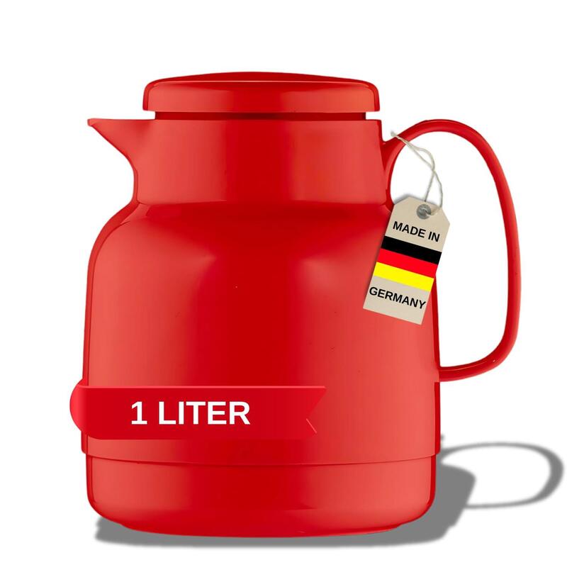 Helios Isolierkanne Mondo 1,0 L, Rojo