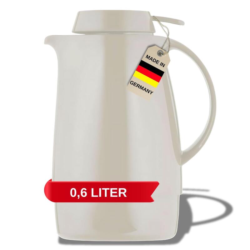 Helios Isolierkanne Servitherm 0,6 L, Blanco