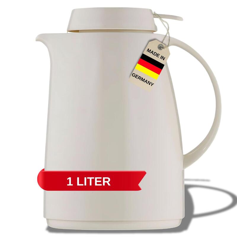 Helios Isolierkanne Servitherm 1,0 L, Blanco