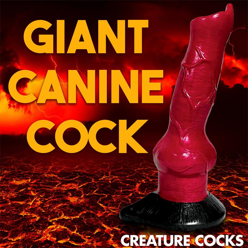Hell-Hound Dildo Silicona 19 Cm - 7.5