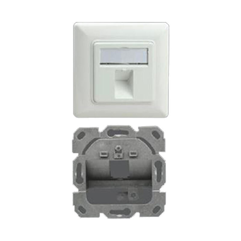 Helos Keystone - Toma De Conexión, Personalizable, 1-Fach, Blanco Puro