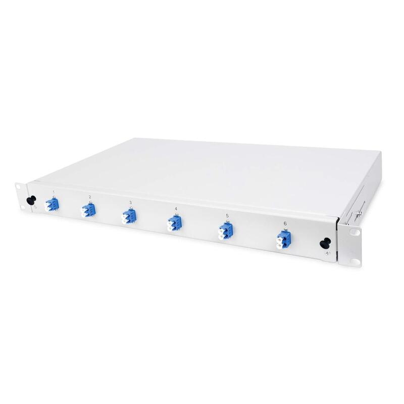 Helos Lwl 19" Breakoutbox Con 6-Fach Lc-Duplex, Singlemode