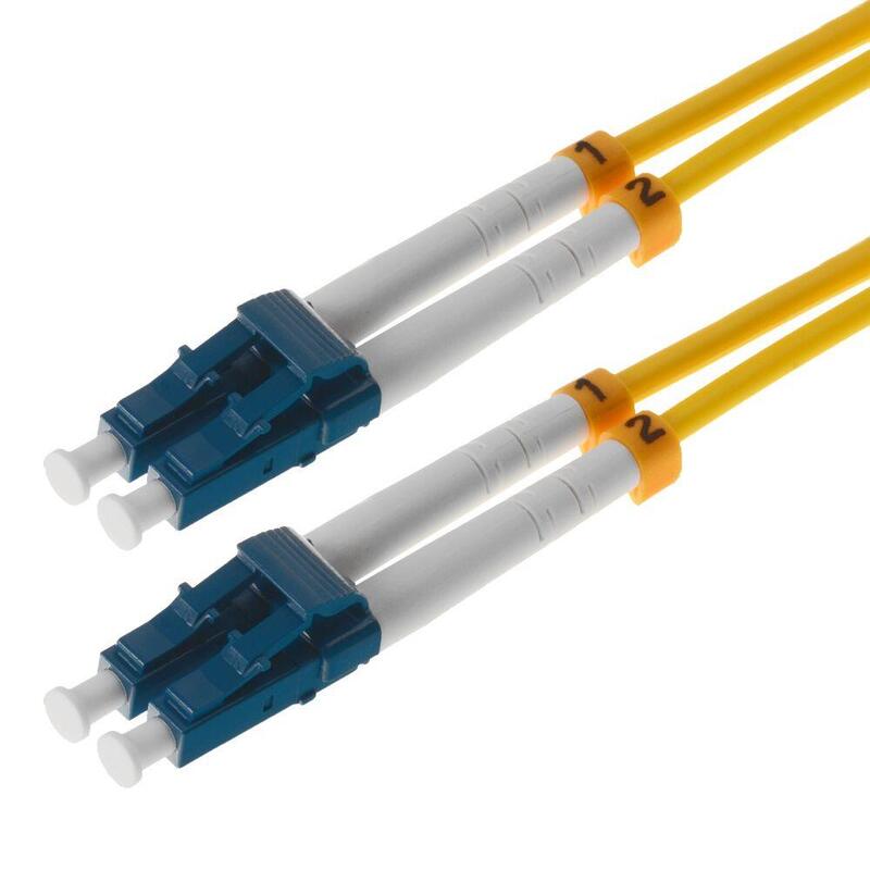 Helos Lwl Cable Fibra Lc/Lc Duplex 9/125?M Os2 Amarillo 10,0m