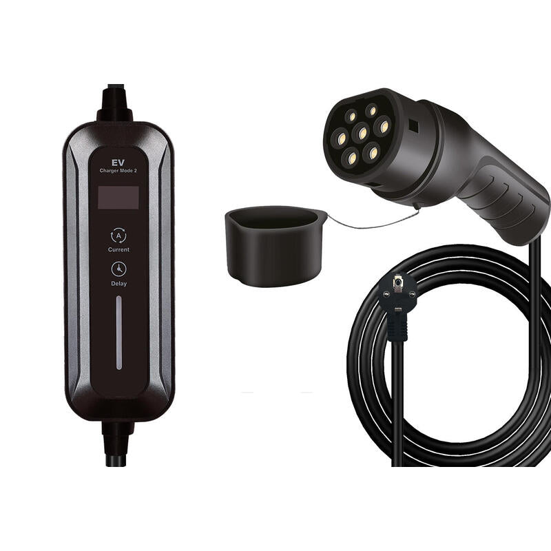 Helos Typ 2 Ev Tragbares Ladegerät Sobre Schuko Max.3.7kw,16a 1-Fásico 5m