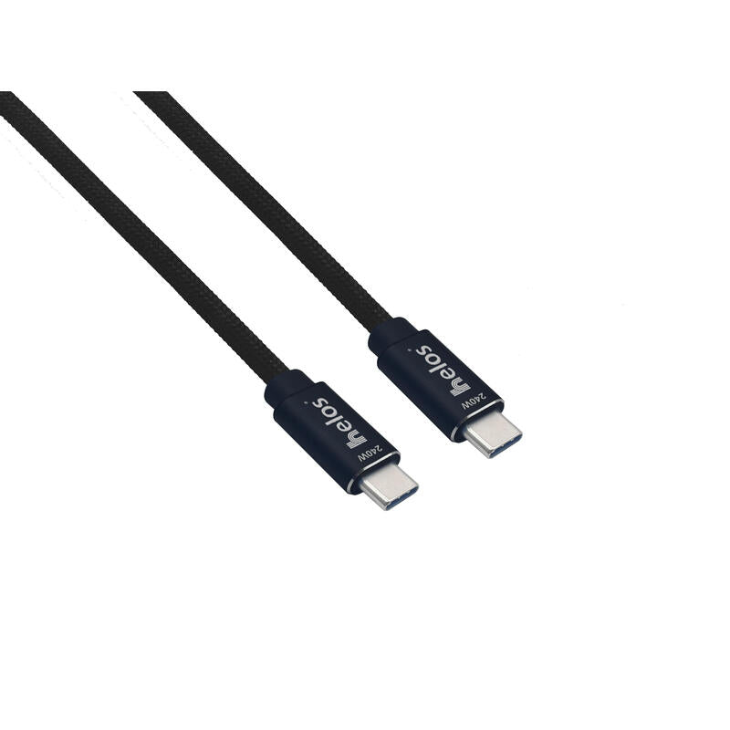 Helos Usb C Cable 240w Schnellcable De Carga Usb C Auf Usb C, Nylon Geflochten 1,0m