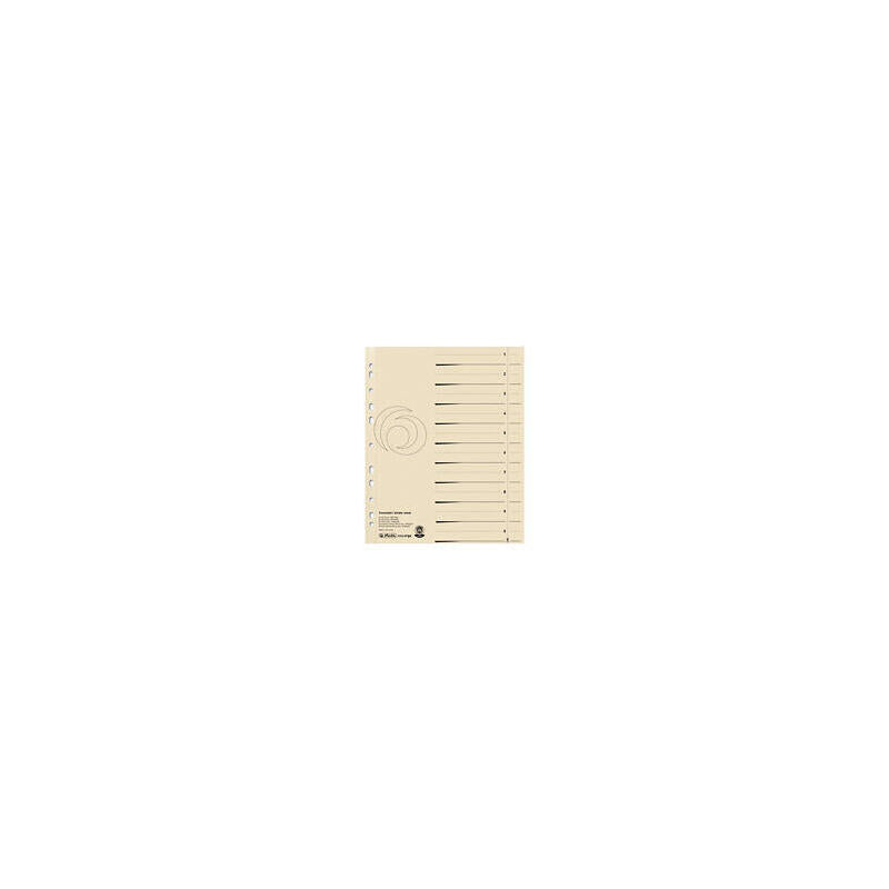 Herlitz Trennblatt A4 Manilakarton Chamois 50er Packung