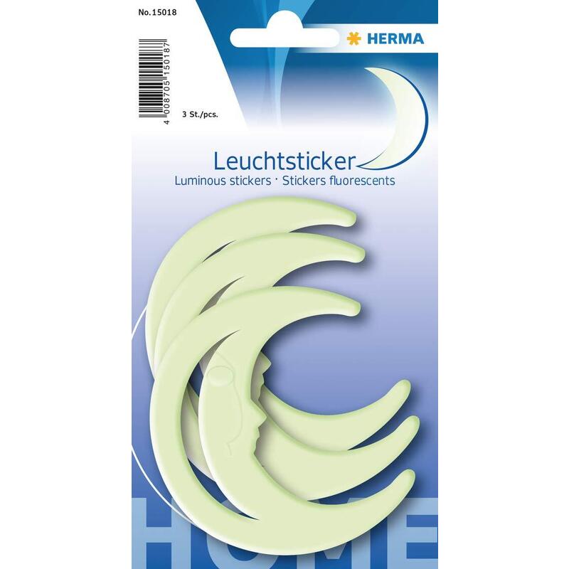 Herma Leuchtsticker Mond