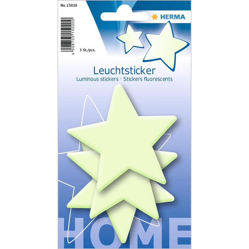 Herma Leuchtsticker Sterne