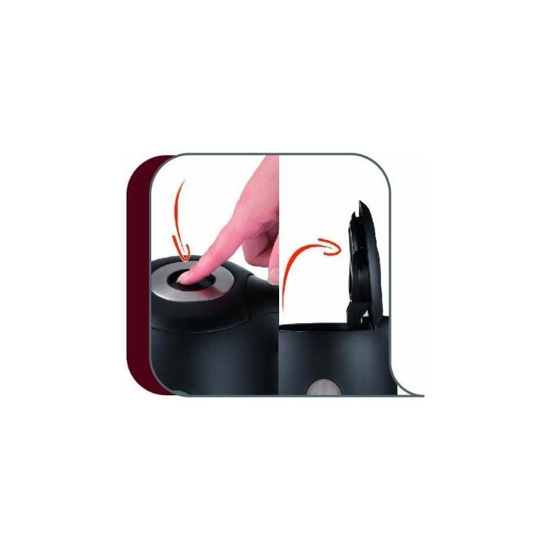 Hervidor De Agua Tefal Snow Ko3308 1,7 L Negro 2400 W