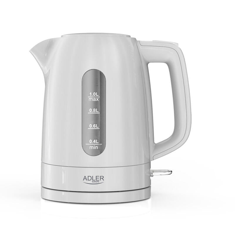 Hervidor Eléctrico Adler Ad 1380w, Plástico, 1 L, Blanco