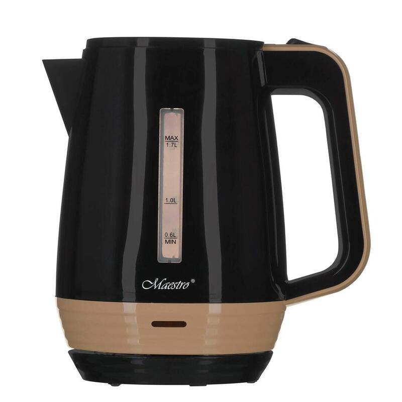Hervidor Eléctrico Negro Maestro Mr-033