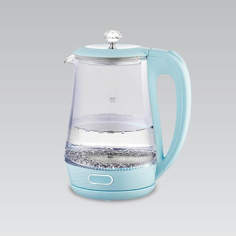 Hervidor Maestro Mr-052-Blue  Eléctrico De Vidrio, Azul 1,7 L