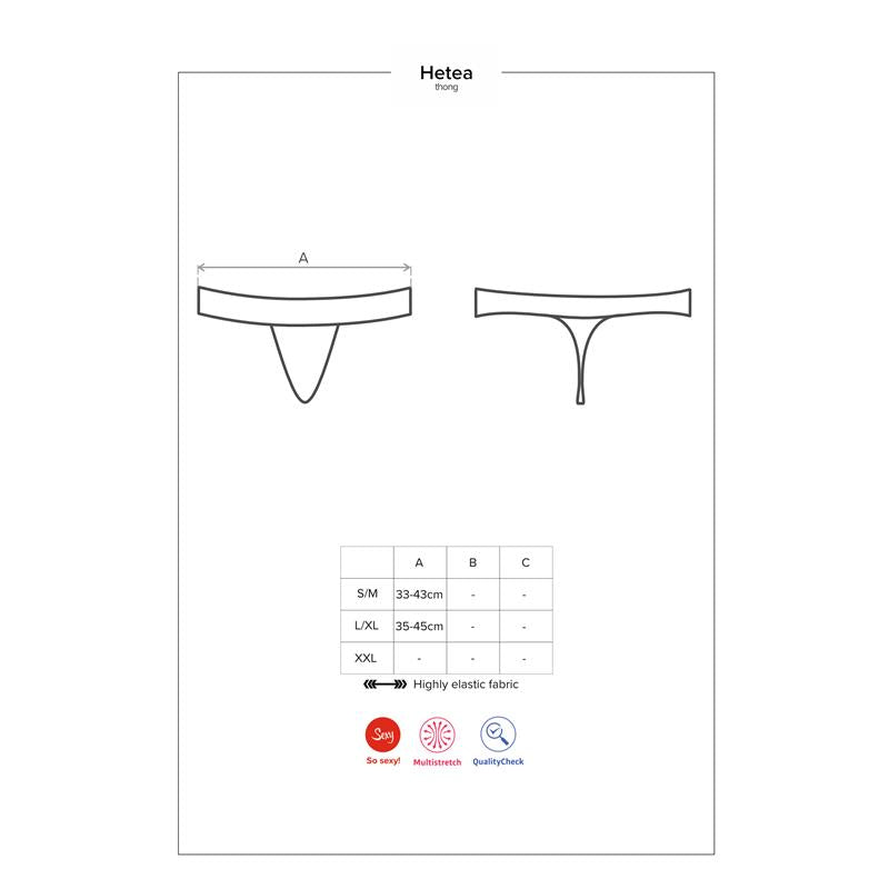 Hetea Tanga Rojo Talla (Interno):S/M