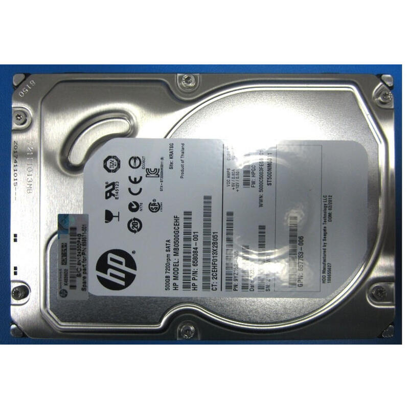 500gb Non-Hotplug 7200rpm 659571-001, 3.5", 500 Gb,