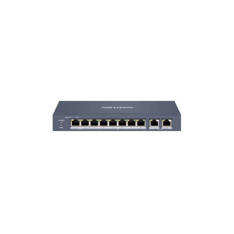 Hikvision Ds-3e1310hp-Ei 8 Port Fast Ethernet Smart Poe Switch