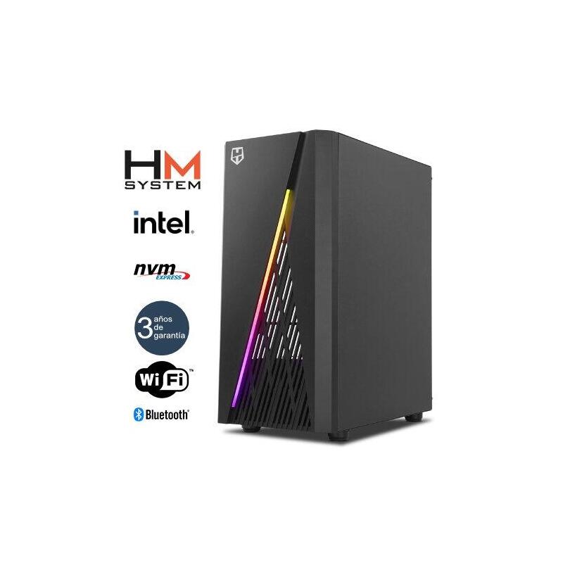 Hm Intel Frost V1 Gaming Torre Rgb Intel Core I5-10400f 8gb Rgb 500gb M.2 Nvme Gtx 1650 4gb 700 W Noodd 3 Años Garantía 30 Días Doa
