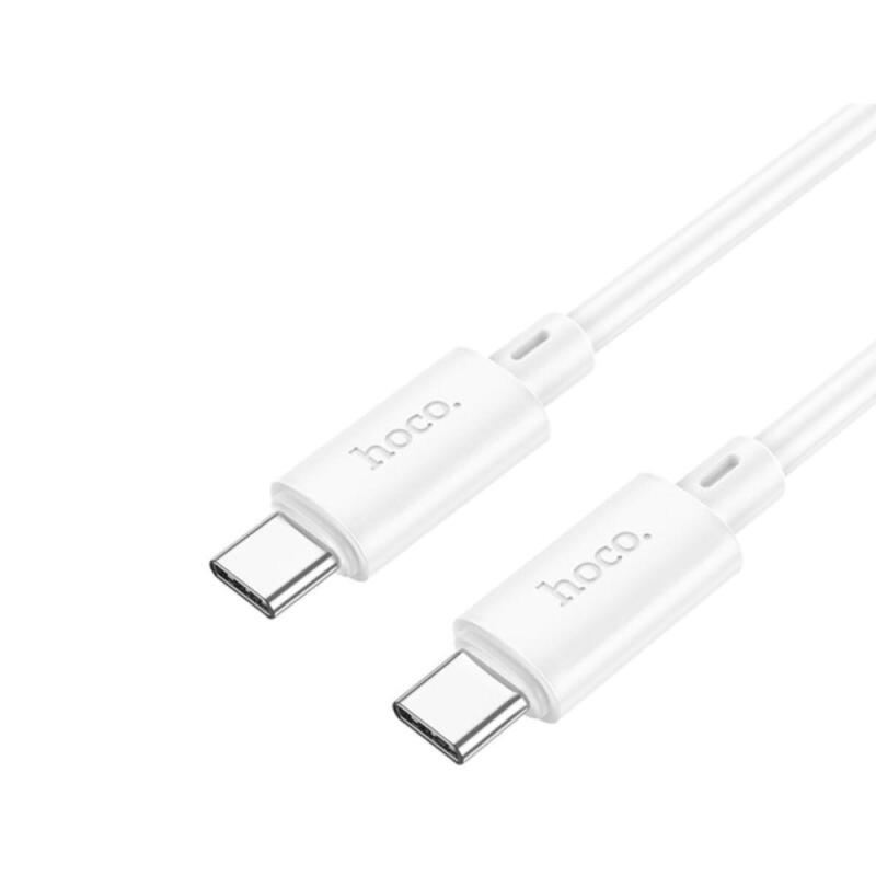 Hoco Data Cable Type-C To Type-C 60w Fast Charge White X88