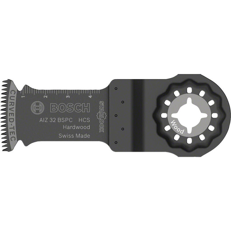 Hoja De Sierra De Inmersión Bosch Aiz 32 Bspc Madera Dura (10 Piezas, Hcs, Ancho 32 Mm)