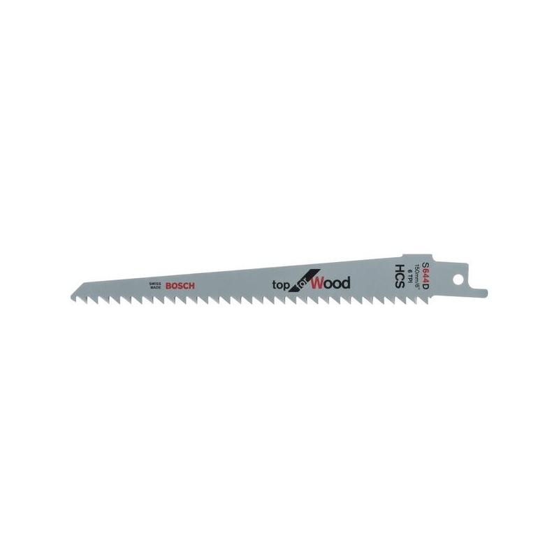 Hoja De Sierra De Sable Bosch S 644 D Top Para Madera, 150 Mm