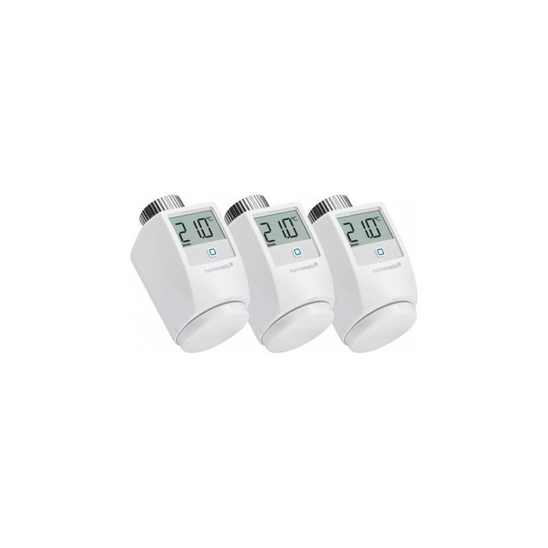 Homematic Ip Smart Home Radiator Thermostat (Hmip-Etrv-2), Bundillo De La Serie Del Termostato De Calentamiento 3 4250494923484.0