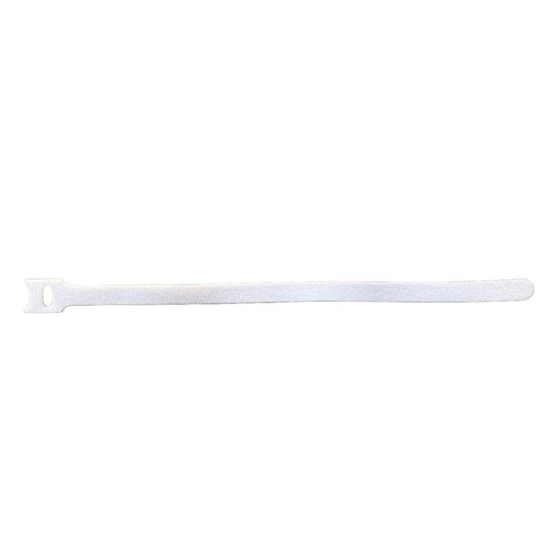 Hook And Loop Tie 20cm X 12mm  White 10pcs