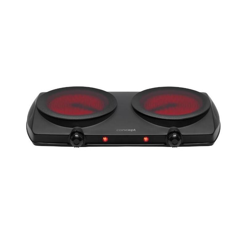 Hornillo Eléctrico Dwupalnikowa Negra Ve3060