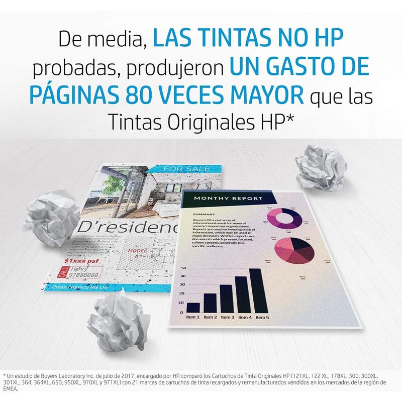 Hp Cartucho De Tinta Original 963 Amarillo
