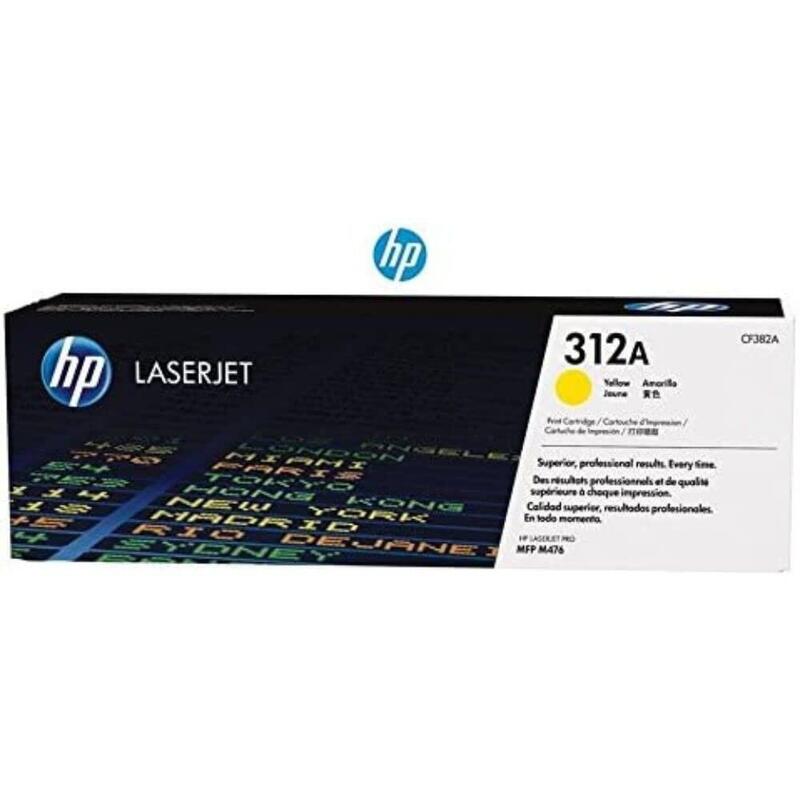 Hp Contract Cartridge No 312ac Hp312ac Hp 312ac Yellow Amarillo (Cf382ac)