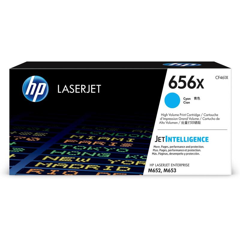 Hp Contract Cartridge No 656x Hp656x Hp 656x Cyan (Cf461xc)