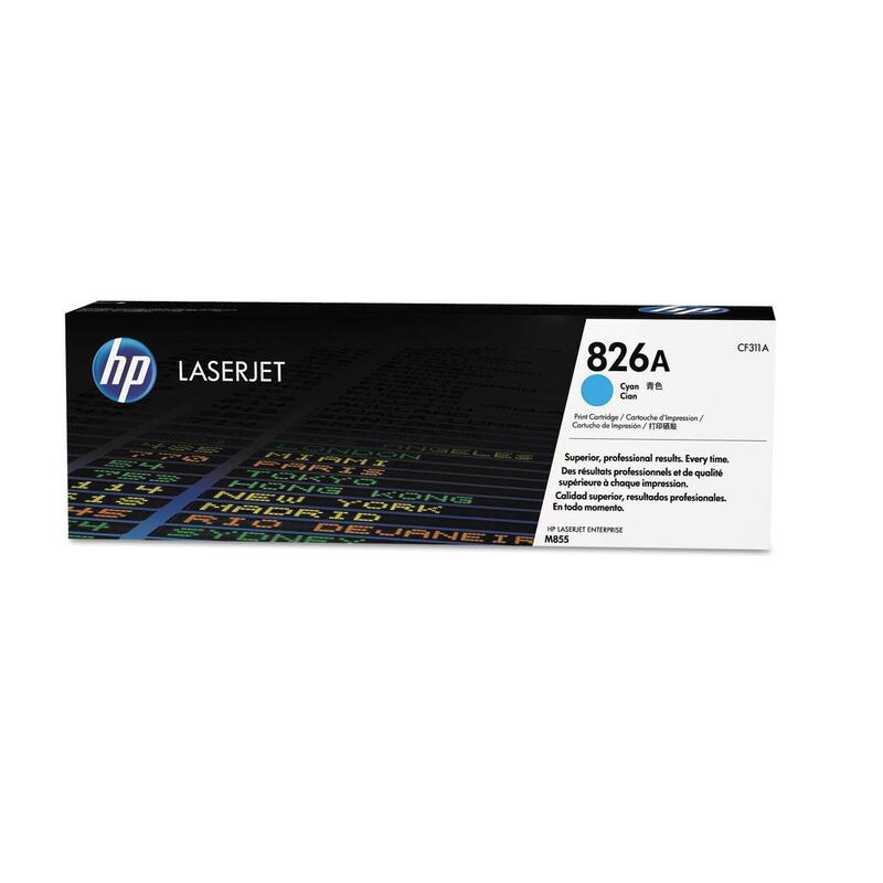 Hp Contract Cartridge No 826a Hp826a Hp 826a Cyan (Cf311ac)