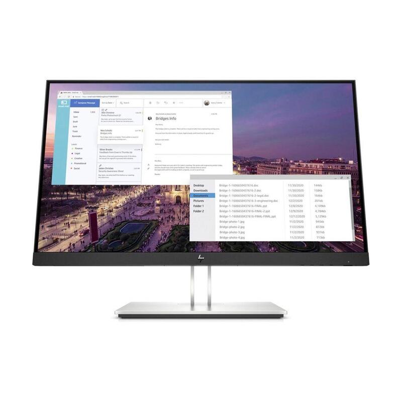 Hp E27 G4 27inch Ips Fhd - E-Series E27 G4, 68.6 Cm - [27], 1920 X 1080 Pixels, Full Hd, Led, 5 Ms, Black - Warranty: 12m