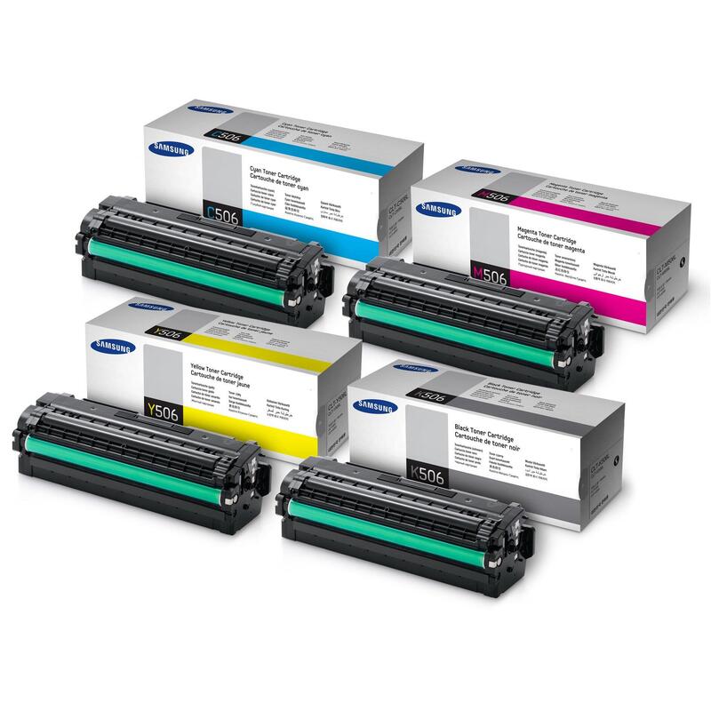 Hp Original Clt-506l Toner 4er Set Bk C M Y