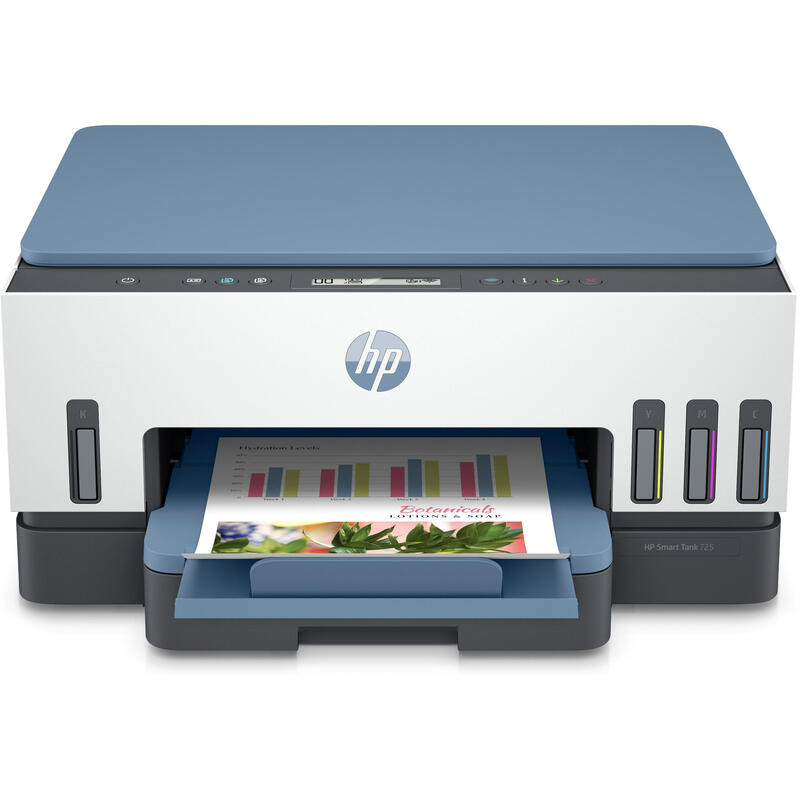 Hp Smart Tank 725 All-In-One A4 Color Dual-Band Wifi Print Scan Copy Inkjet 15/9ppm