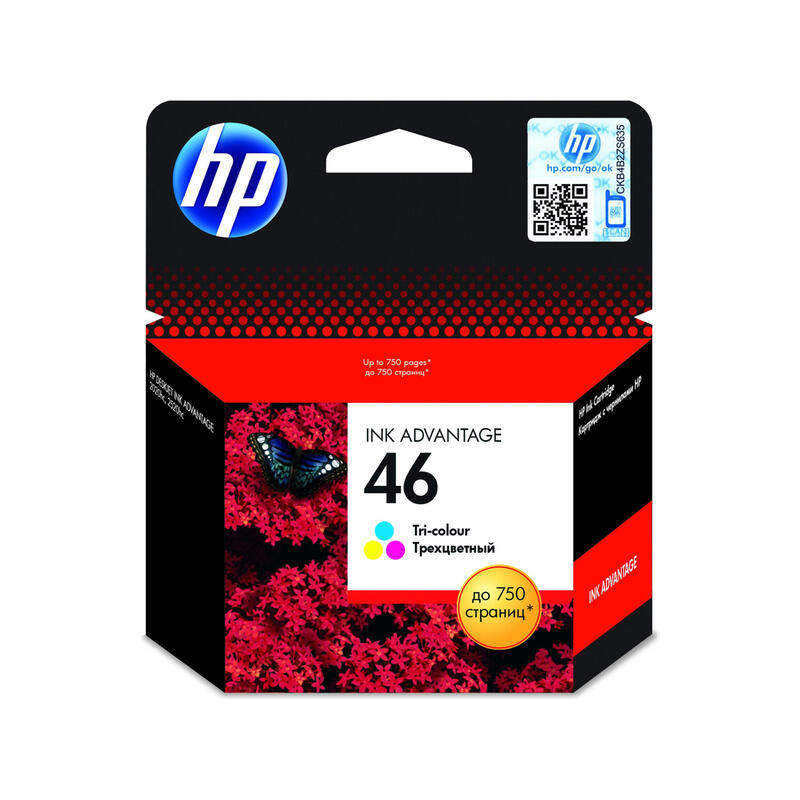 Hp Tinta Original 46 Tri-Color