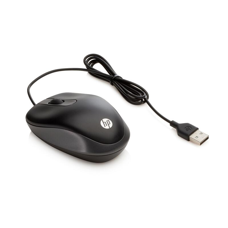 Hp Usb Travel Mouse Ratón Óptico 1000 Dpi Ambidextro