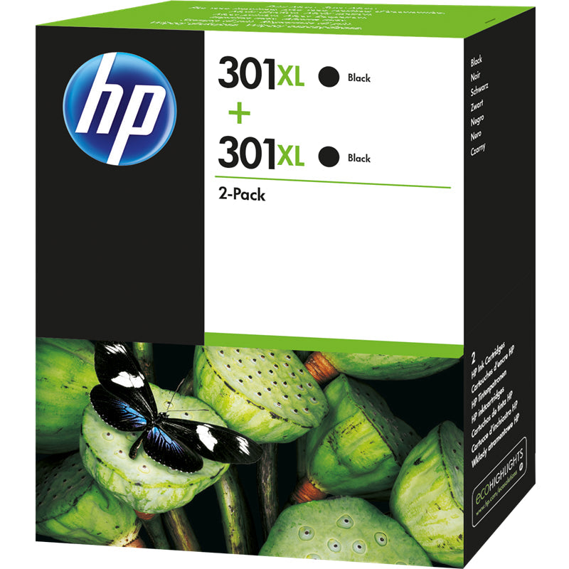 Hp Value Pack Negro D8j45ae Mcvp 301 Xl