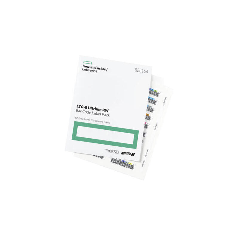 Hpe Lto8 Ultrium Barcode Label Rw 100 Q2015a