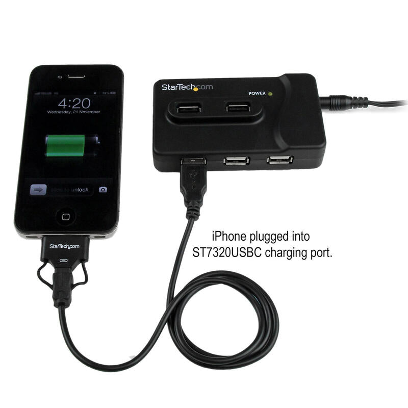 Hub Usb 3.0 Externo 6 Puertos Startech Alim Extern