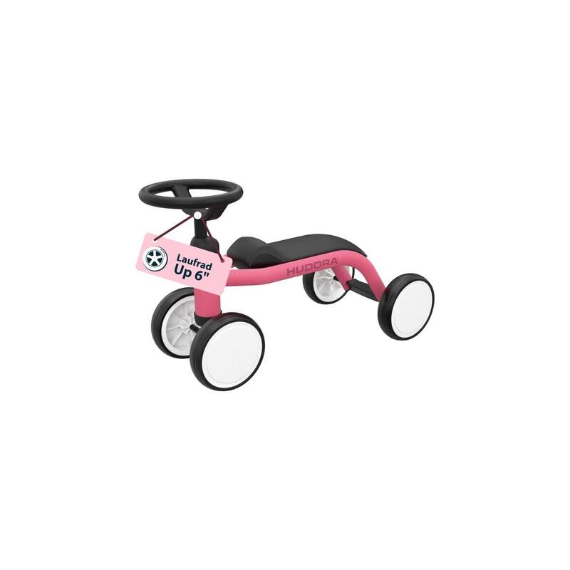 Hudora 10918, Bicileta Sin Pedales Rosa Neón