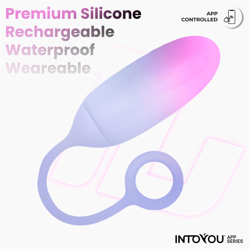 Huevo Con App Silicona Doble Capa Degradado