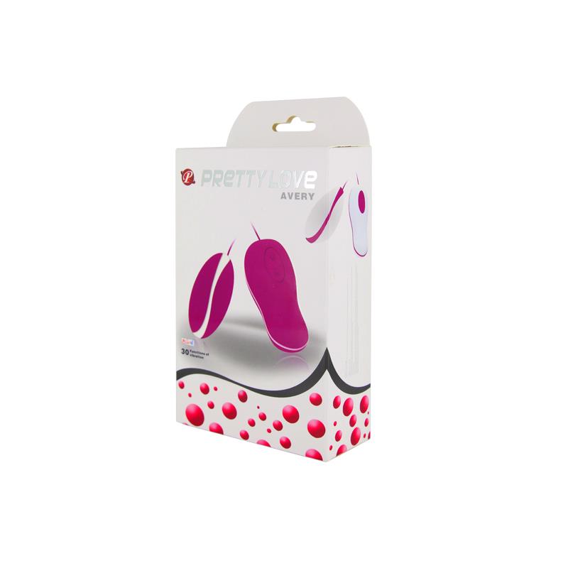 Huevo Vibrador Avery Color Rosa Y Blanco