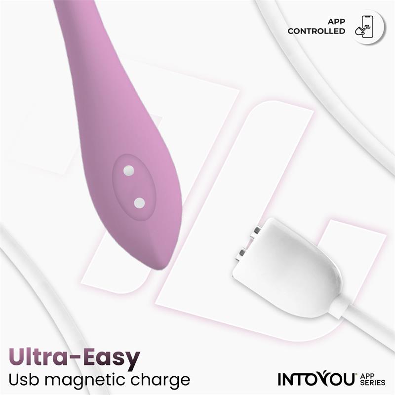 Huevo Vibrador Con Bolas Internas Con Rotación Y App Usb