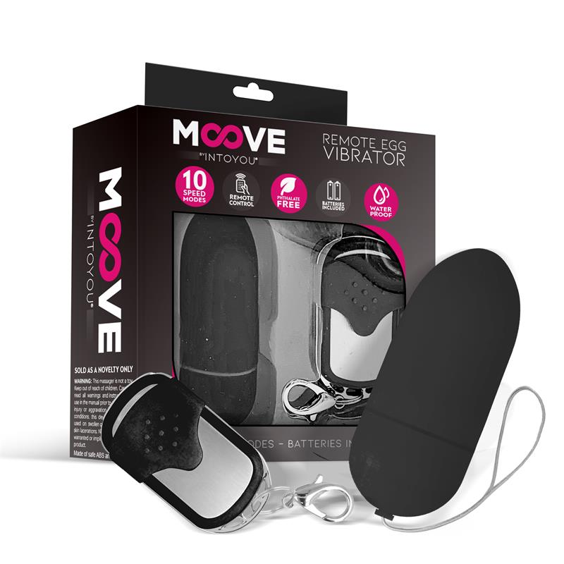 Huevo Vibrador Con Control Remoto Negro