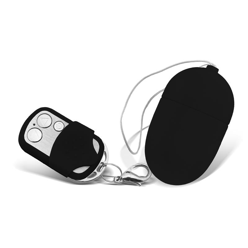 Huevo Vibrador Con Control Remoto Tamaño Mediano Negro