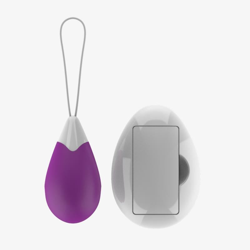 Huevo Vibrador Con Control Remoto Usb Púrpura
