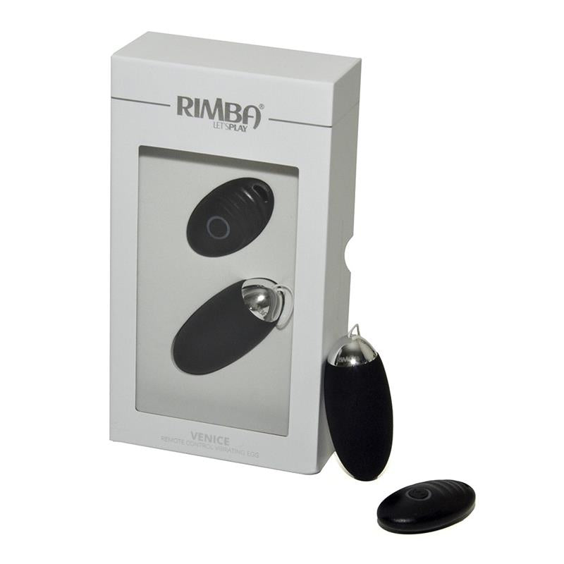Huevo Vibrador Con Control Remoto Venice Negro